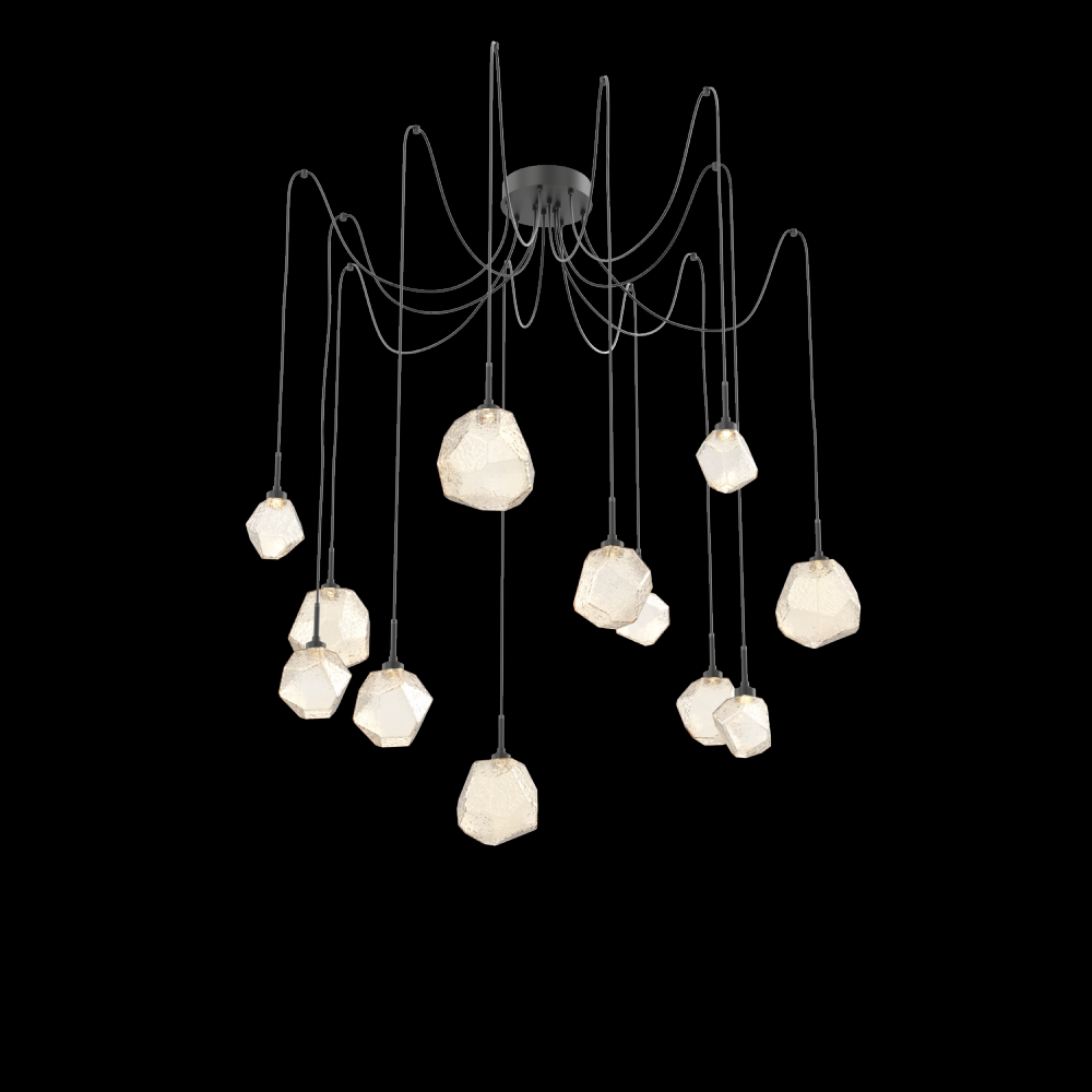 Gem Round 12pc Swag Multi-Pendant