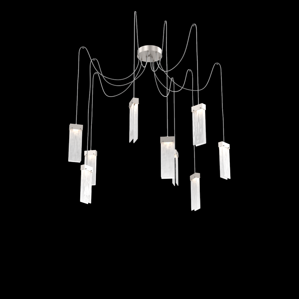 Parallel Round 9pc Swag Multi-Pendant