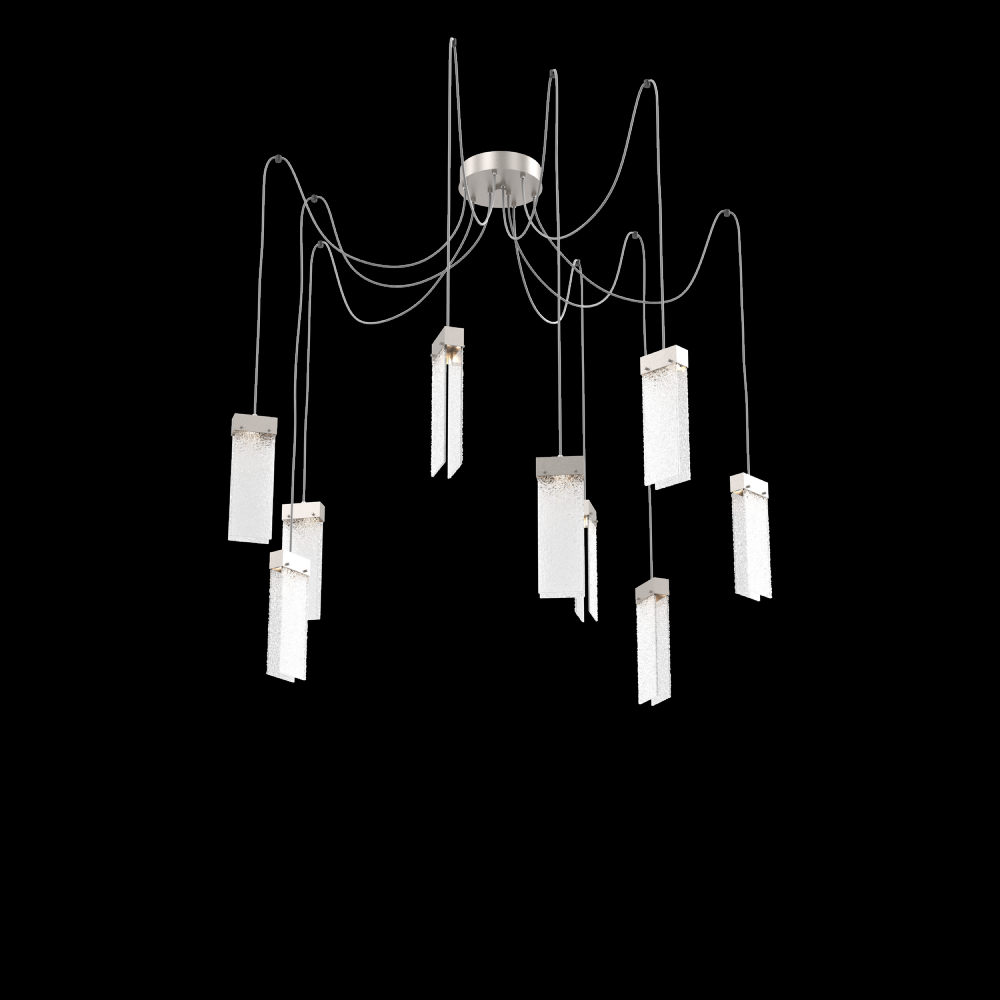 Parallel Round 9pc Swag Multi-Pendant