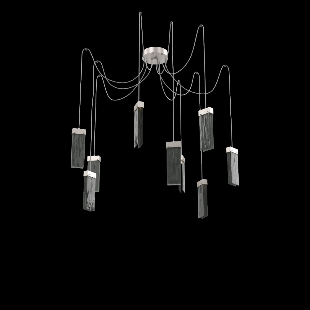 Parallel Round 9pc Swag Multi-Pendant