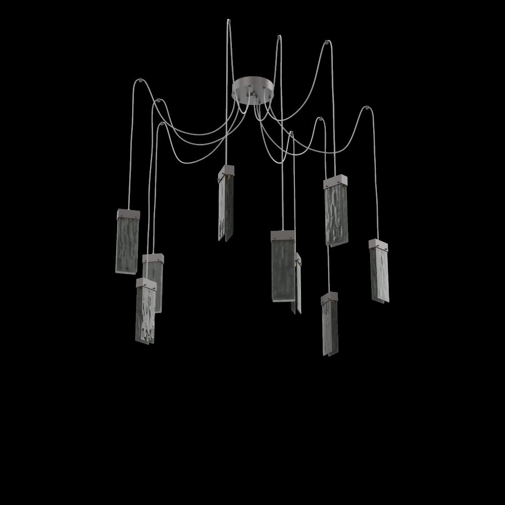 Parallel Round 9pc Swag Multi-Pendant