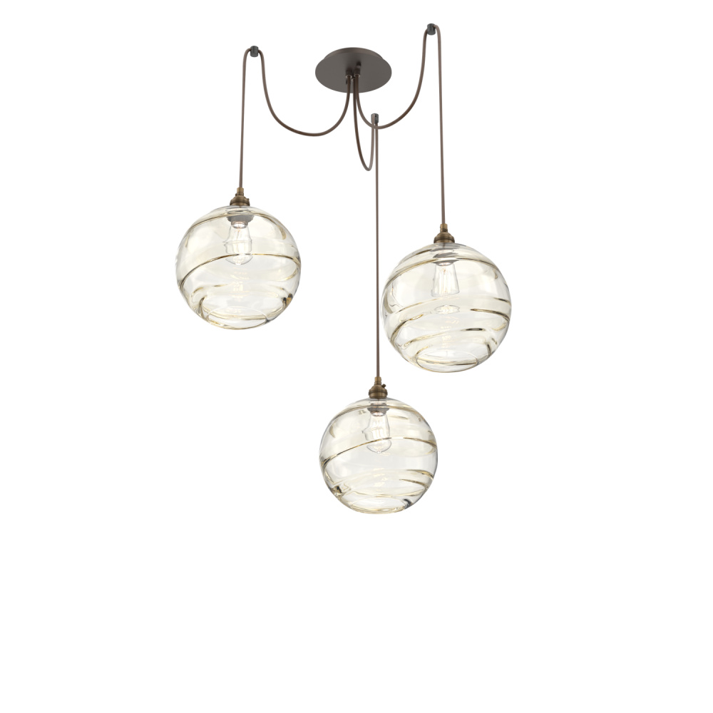 Terra Round 3pc Swag Multi-Pendant