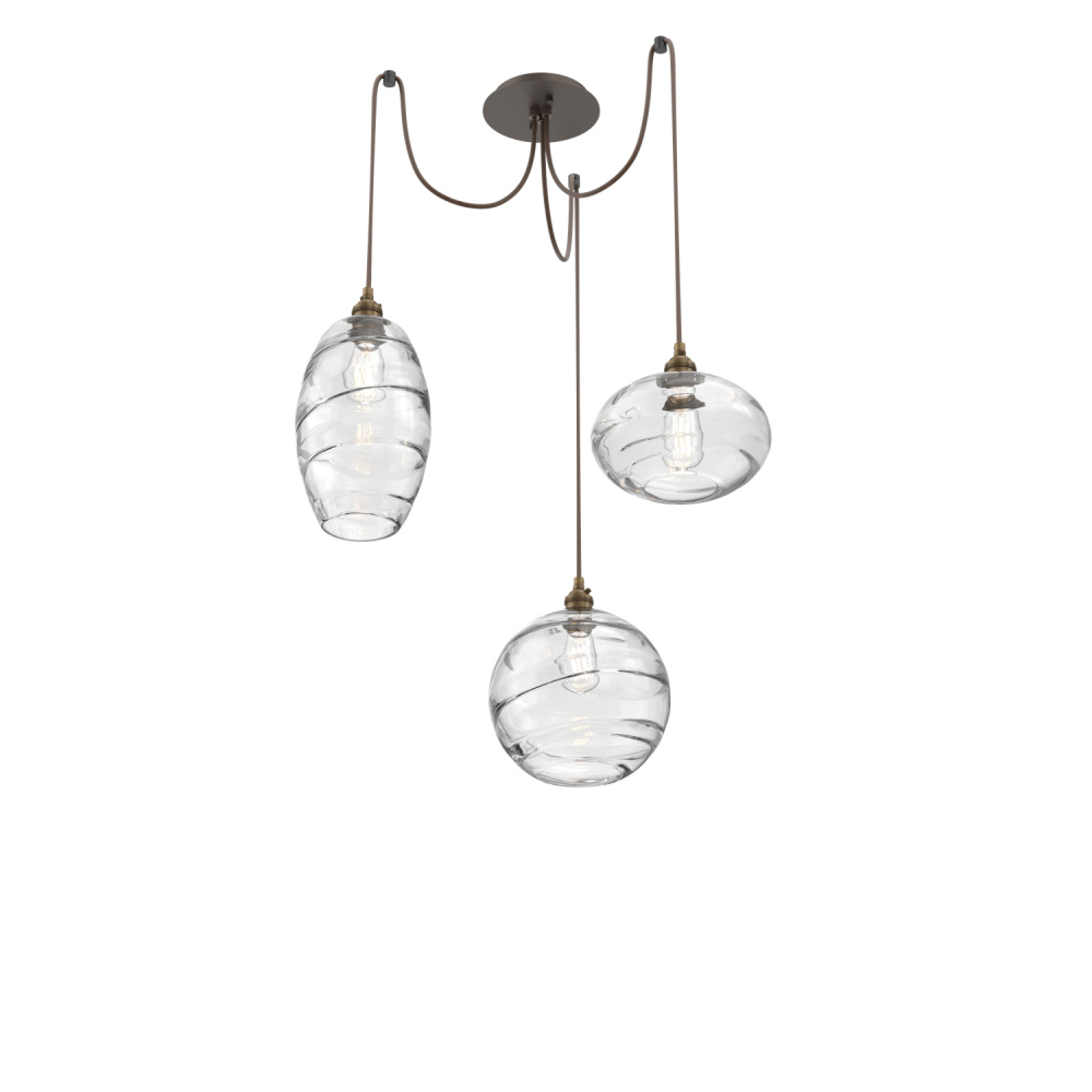 Misto Round 3pc Swag Multi-Pendant