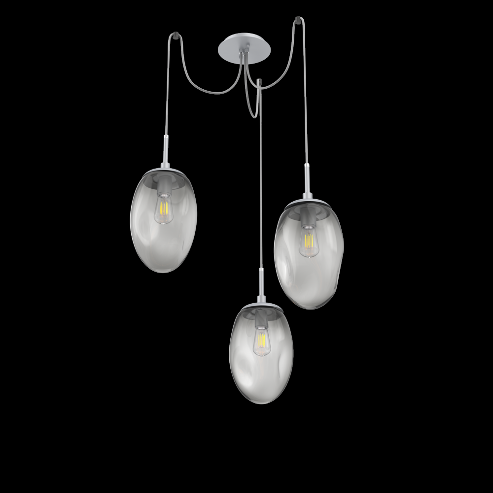 Meteo Round 3pc Swag Multi-Pendant (Bulb)
