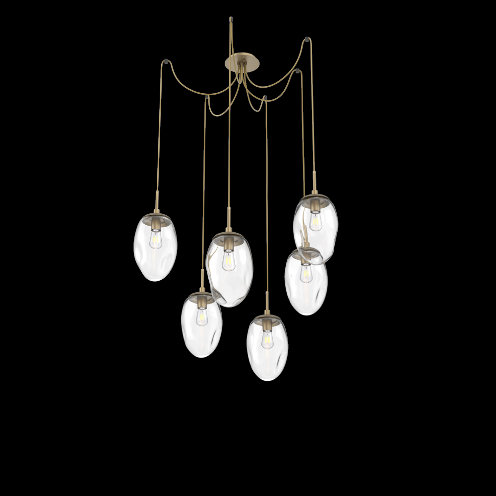 Meteo Round 6pc Swag Multi-Pendant (Bulb)