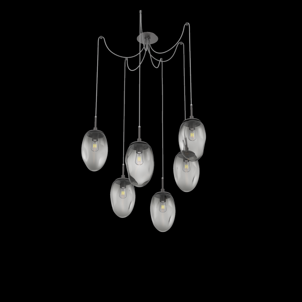 Meteo Round 6pc Swag Multi-Pendant (Bulb)