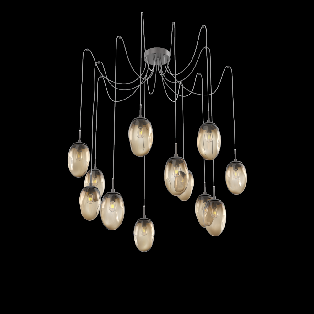 Meteo Round 12pc Swag Multi-Pendant (Bulb)