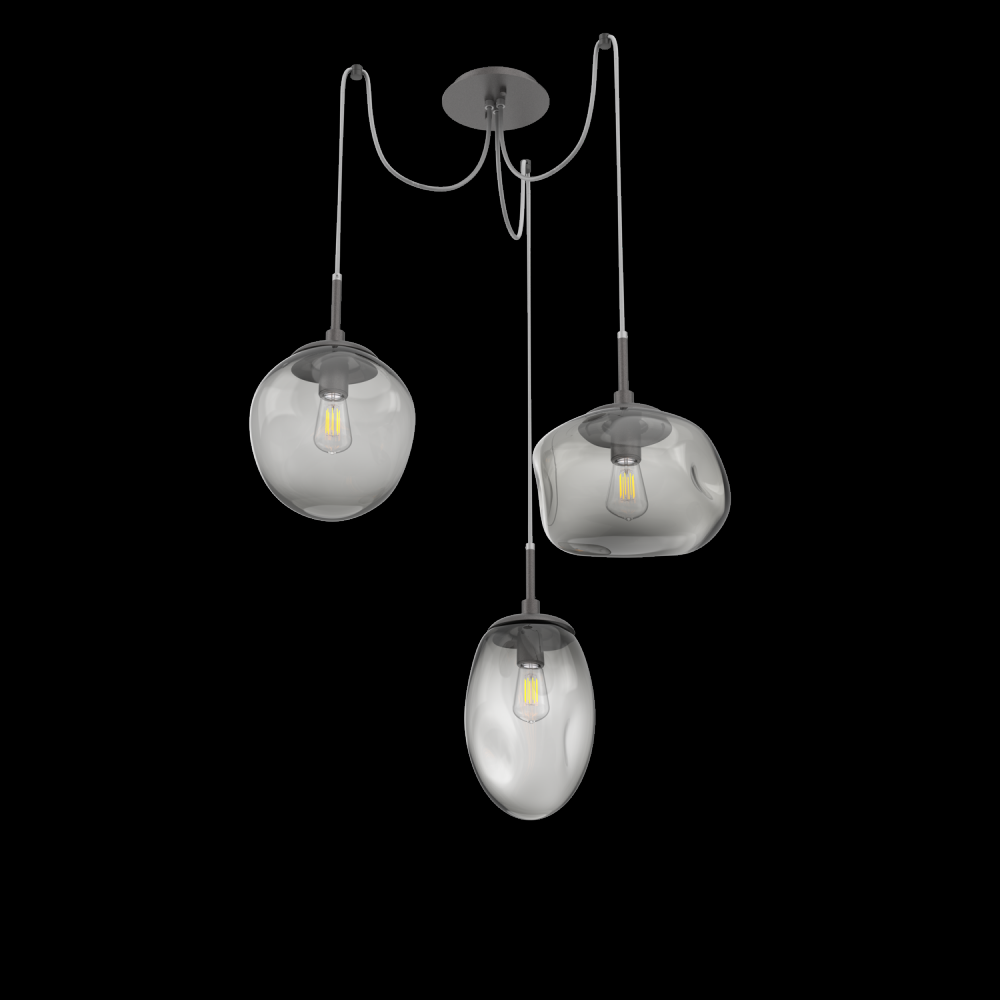 Cosmos Round 3pc Swag Multi-Pendant