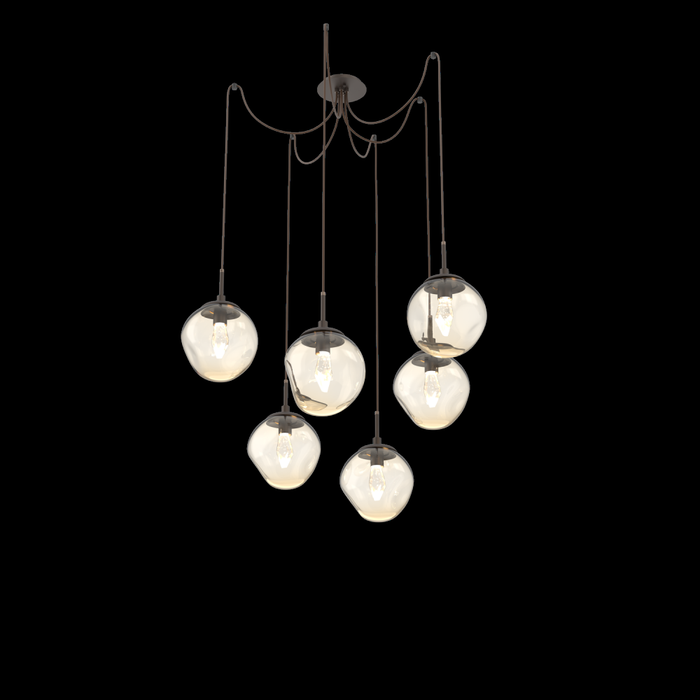 Aster Round 6pc Swag Multi-Pendant (LED)