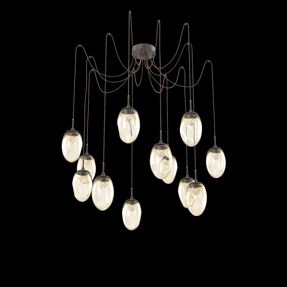 Meteo Round 12pc Swag Multi-Pendant (LED)