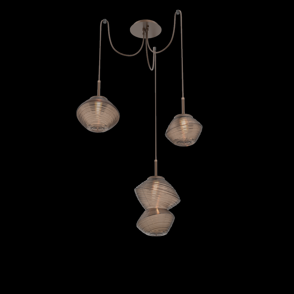 Mesa Round 3pc Swag Multi-Pendant