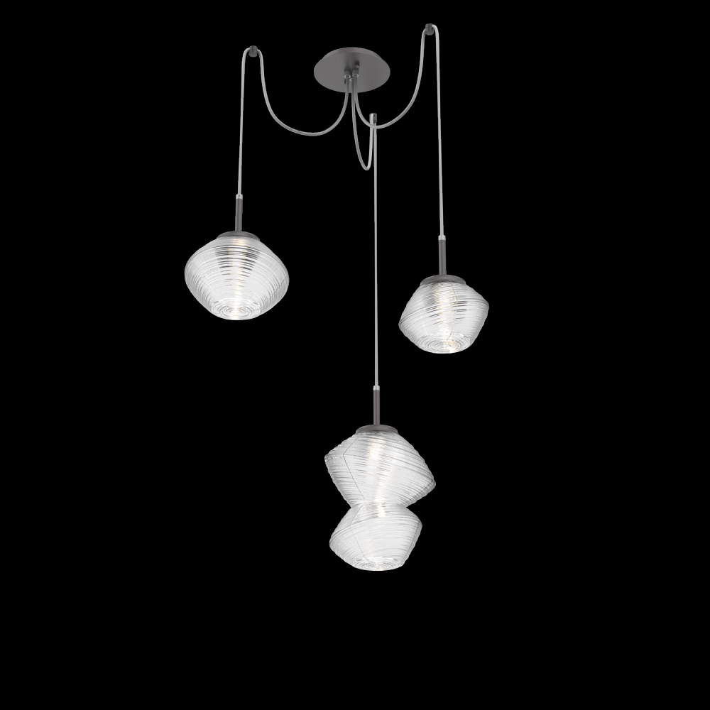 Mesa Round 3pc Swag Multi-Pendant