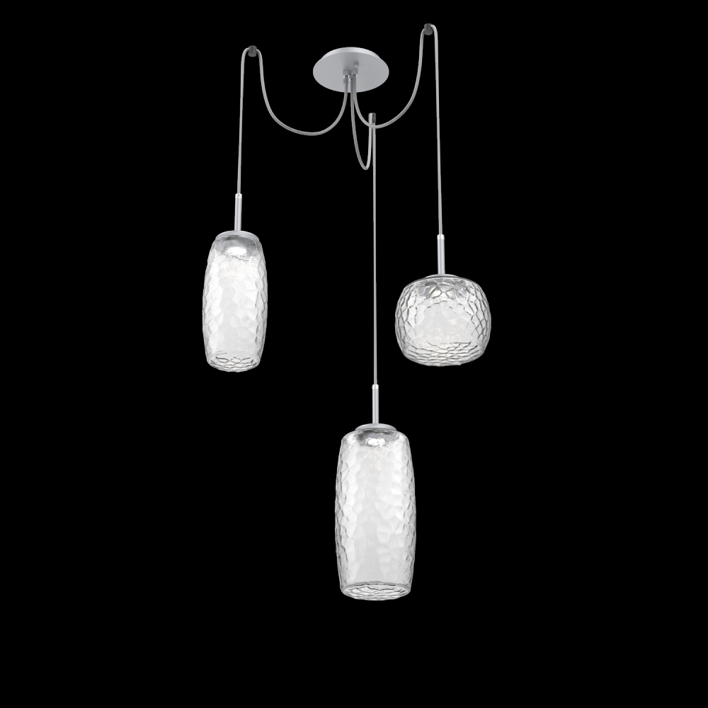 Vessel Round 3pc Swag Multi-Pendant