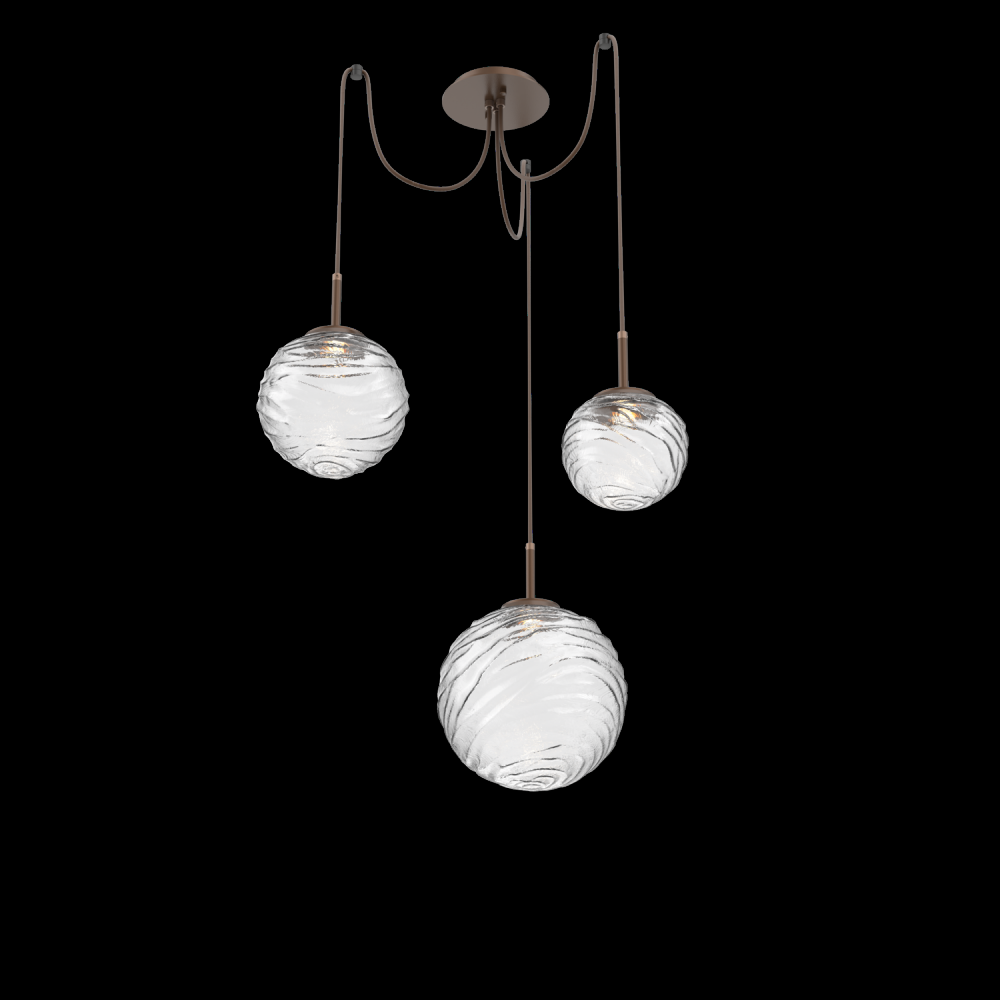 Gaia Round 3pc Swag Multi-Pendant