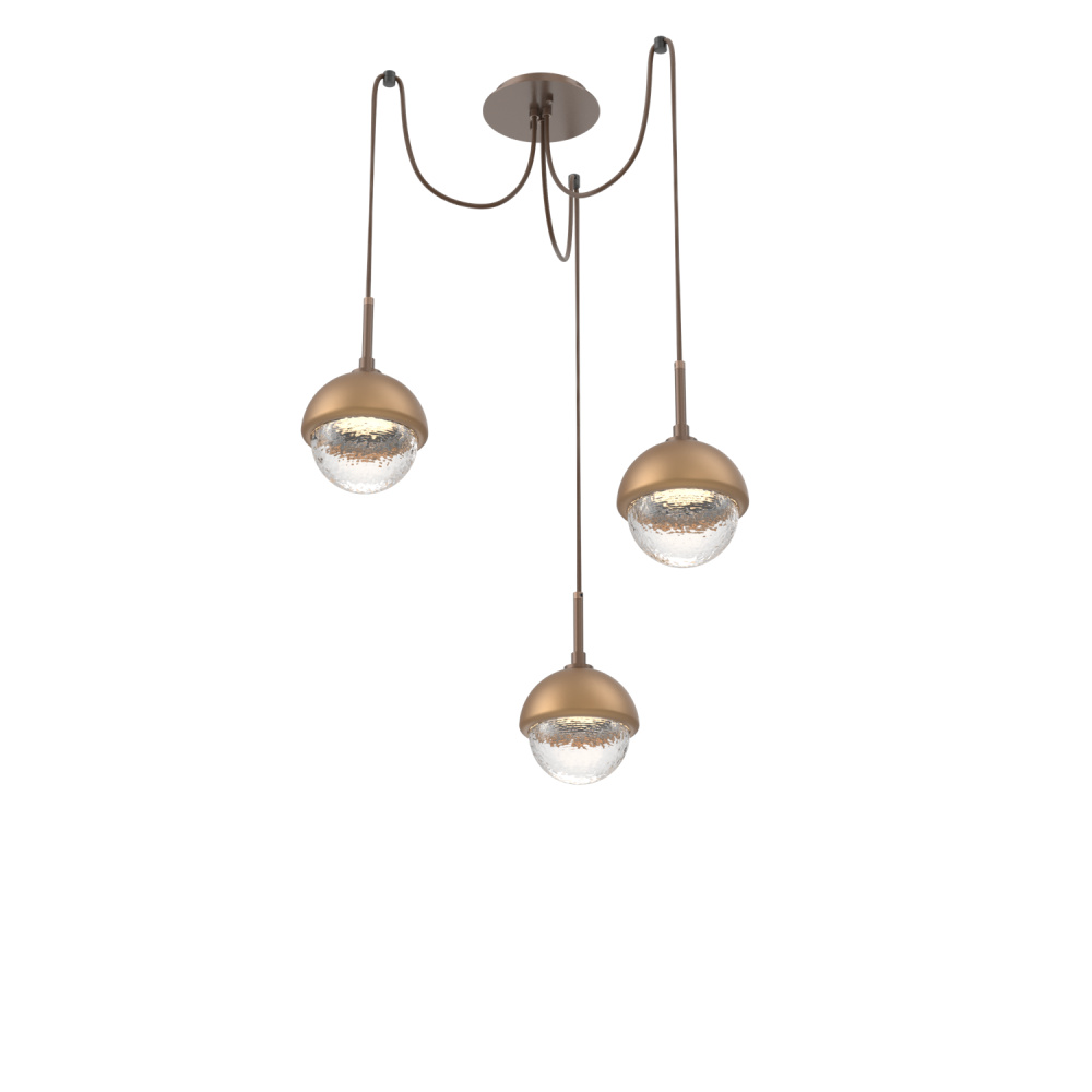 Cabochon Round 3pc Swag Multi-Pendant