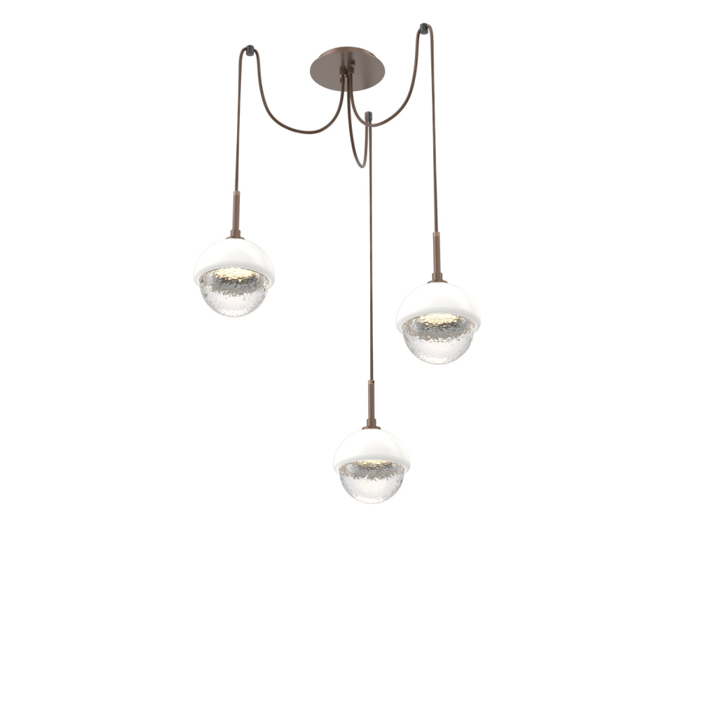 Cabochon Round 3pc Swag Multi-Pendant