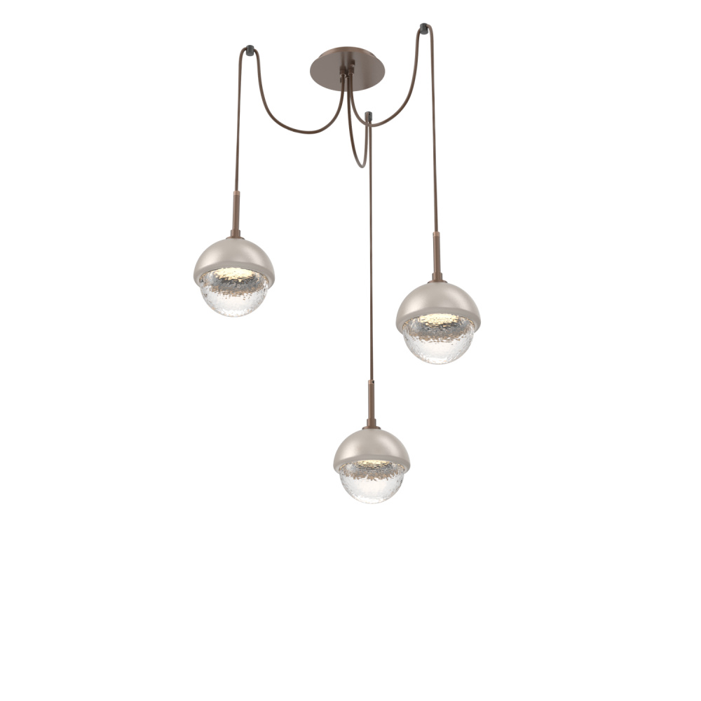 Cabochon Round 3pc Swag Multi-Pendant