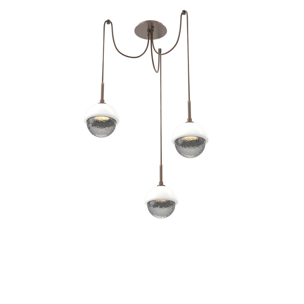 Cabochon Round 3pc Swag Multi-Pendant