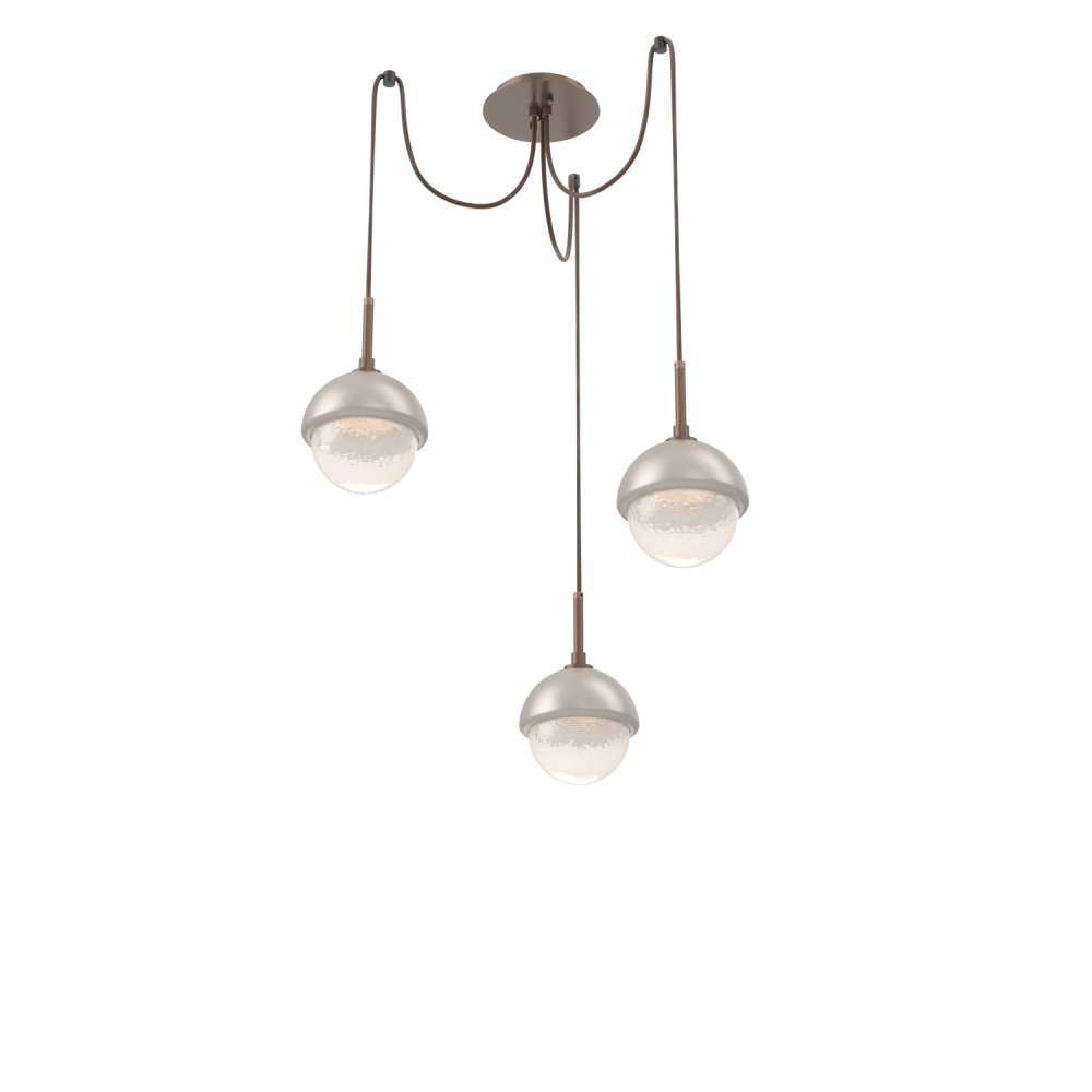 Cabochon Round 3pc Swag Multi-Pendant