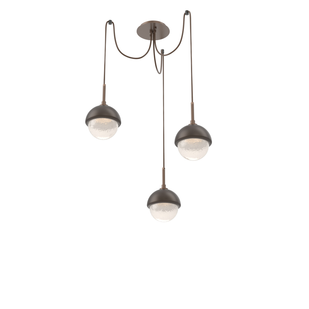 Cabochon Round 3pc Swag Multi-Pendant