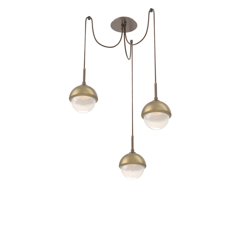 Cabochon Round 3pc Swag Multi-Pendant