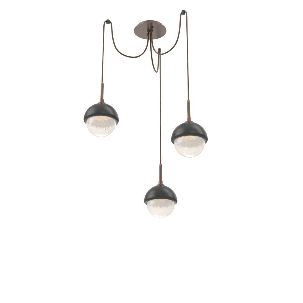 Cabochon Round 3pc Swag Multi-Pendant