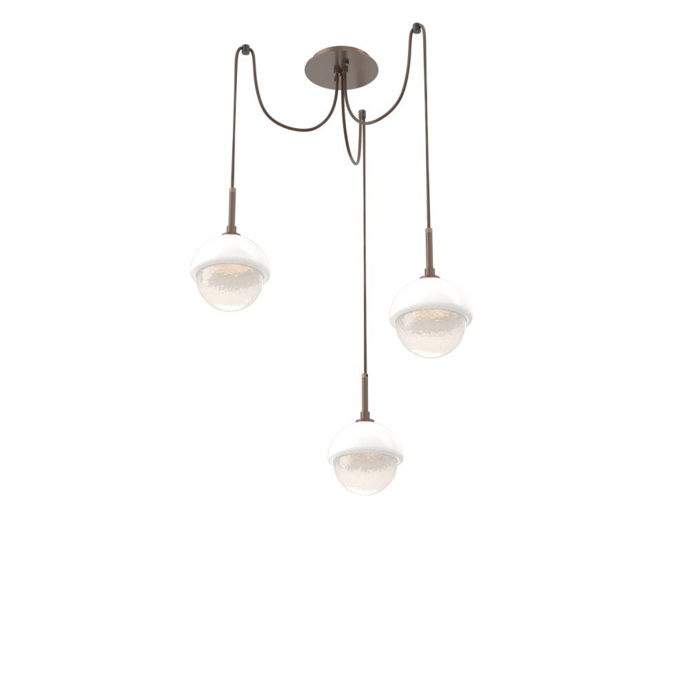 Cabochon Round 3pc Swag Multi-Pendant