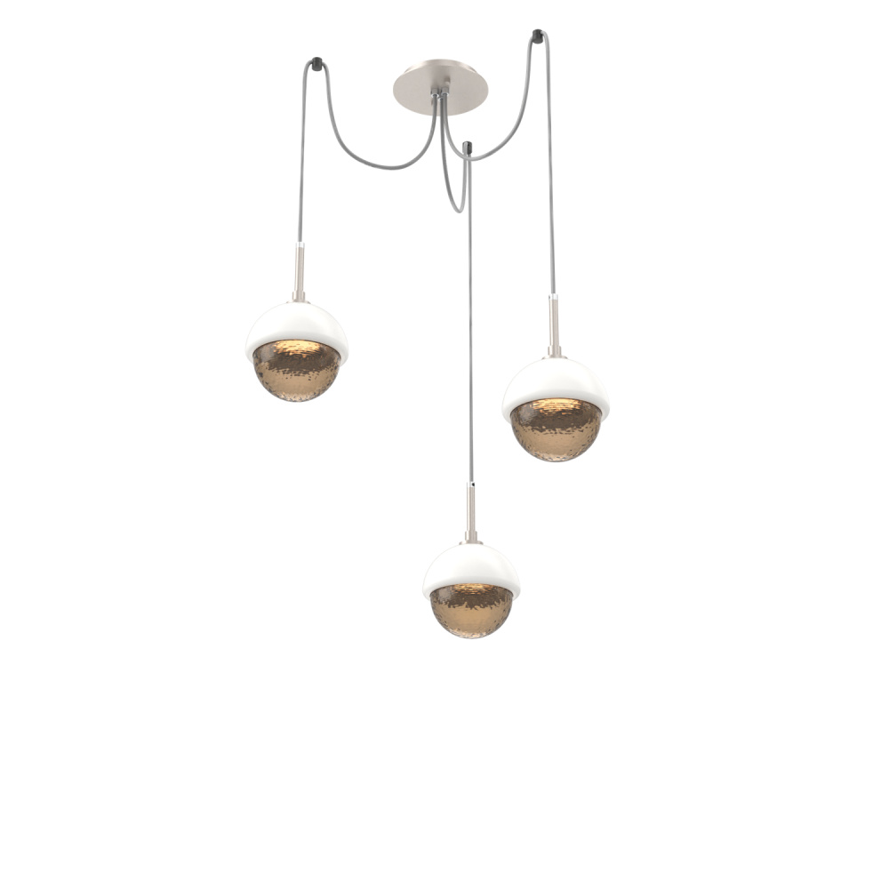 Cabochon Round 3pc Swag Multi-Pendant