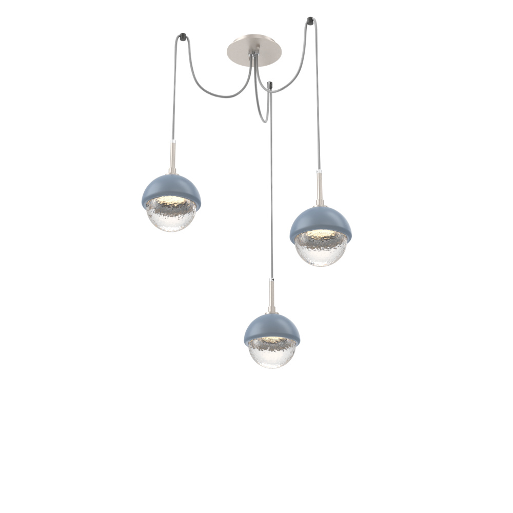 Cabochon Round 3pc Swag Multi-Pendant