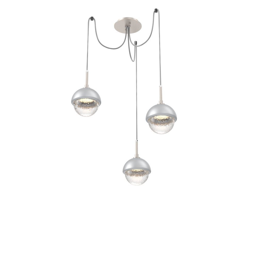 Cabochon Round 3pc Swag Multi-Pendant