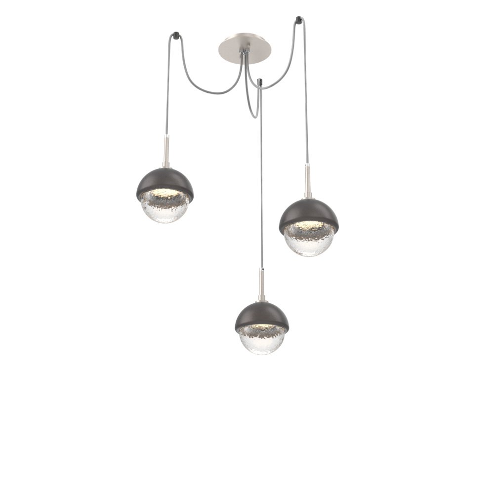 Cabochon Round 3pc Swag Multi-Pendant