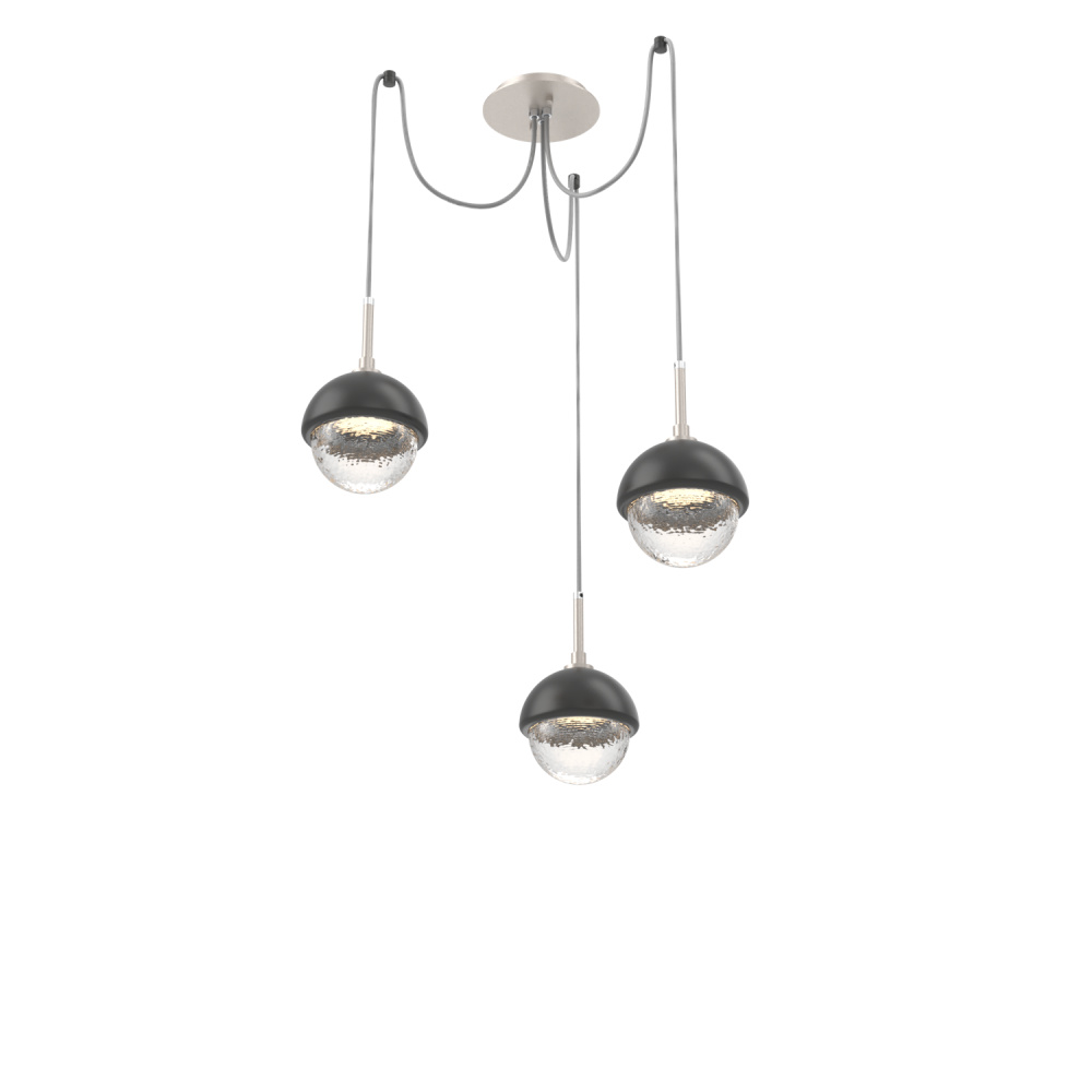 Cabochon Round 3pc Swag Multi-Pendant