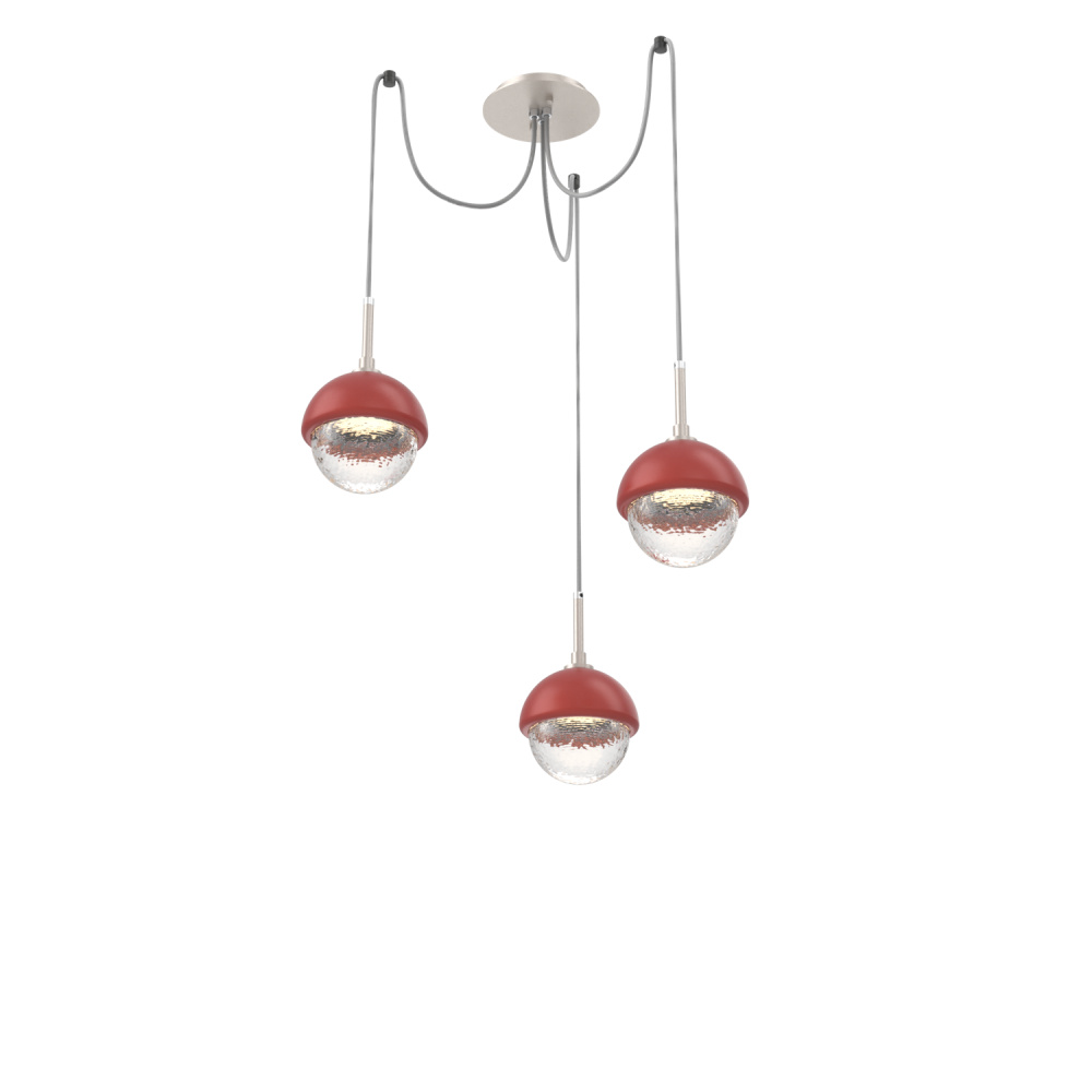 Cabochon Round 3pc Swag Multi-Pendant