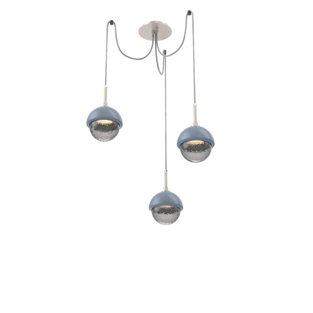 Cabochon Round 3pc Swag Multi-Pendant