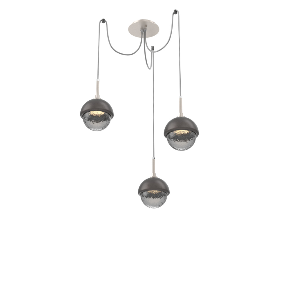 Cabochon Round 3pc Swag Multi-Pendant