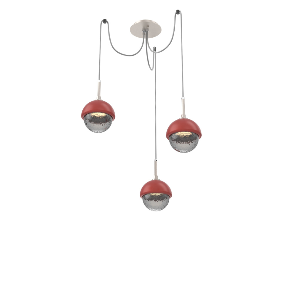 Cabochon Round 3pc Swag Multi-Pendant