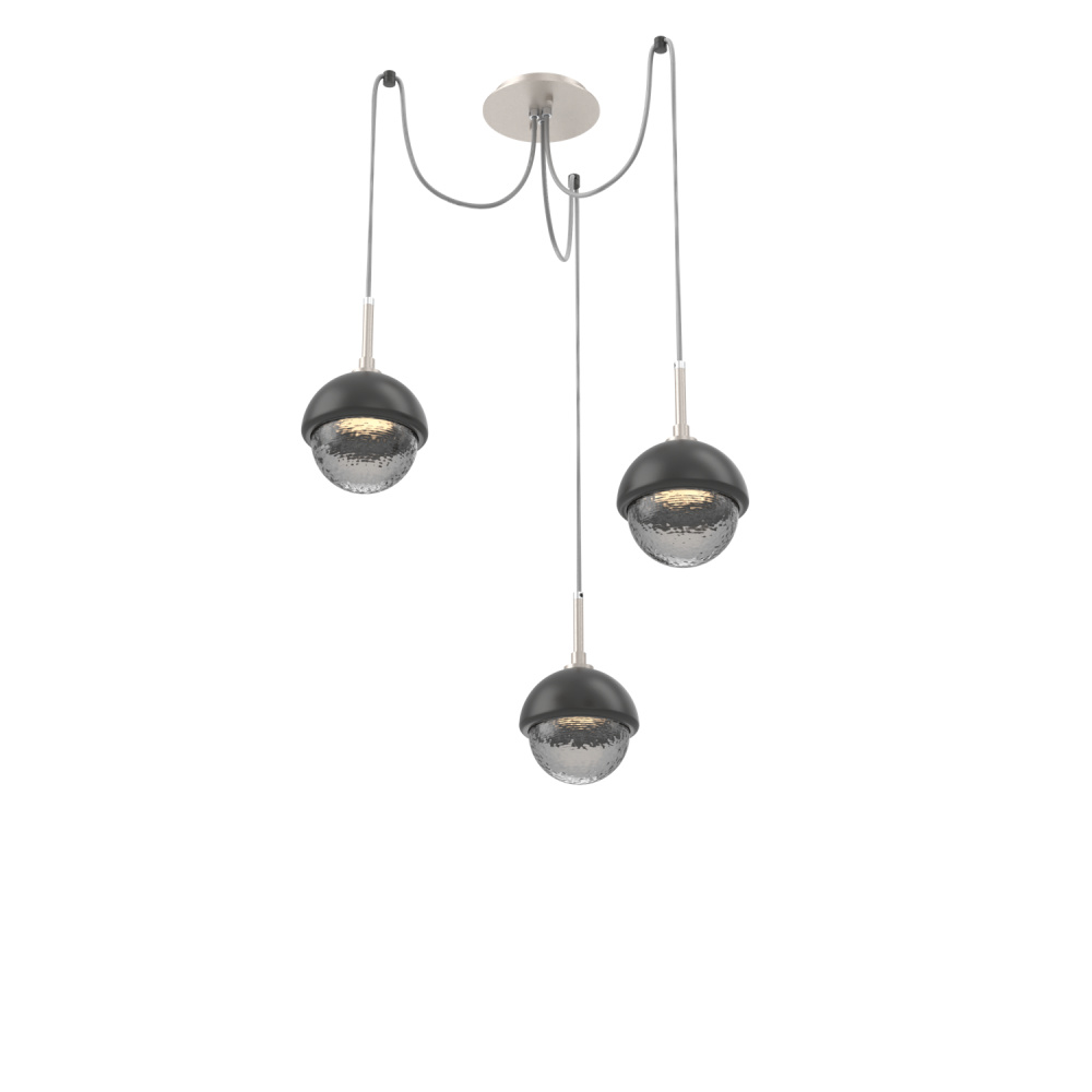 Cabochon Round 3pc Swag Multi-Pendant