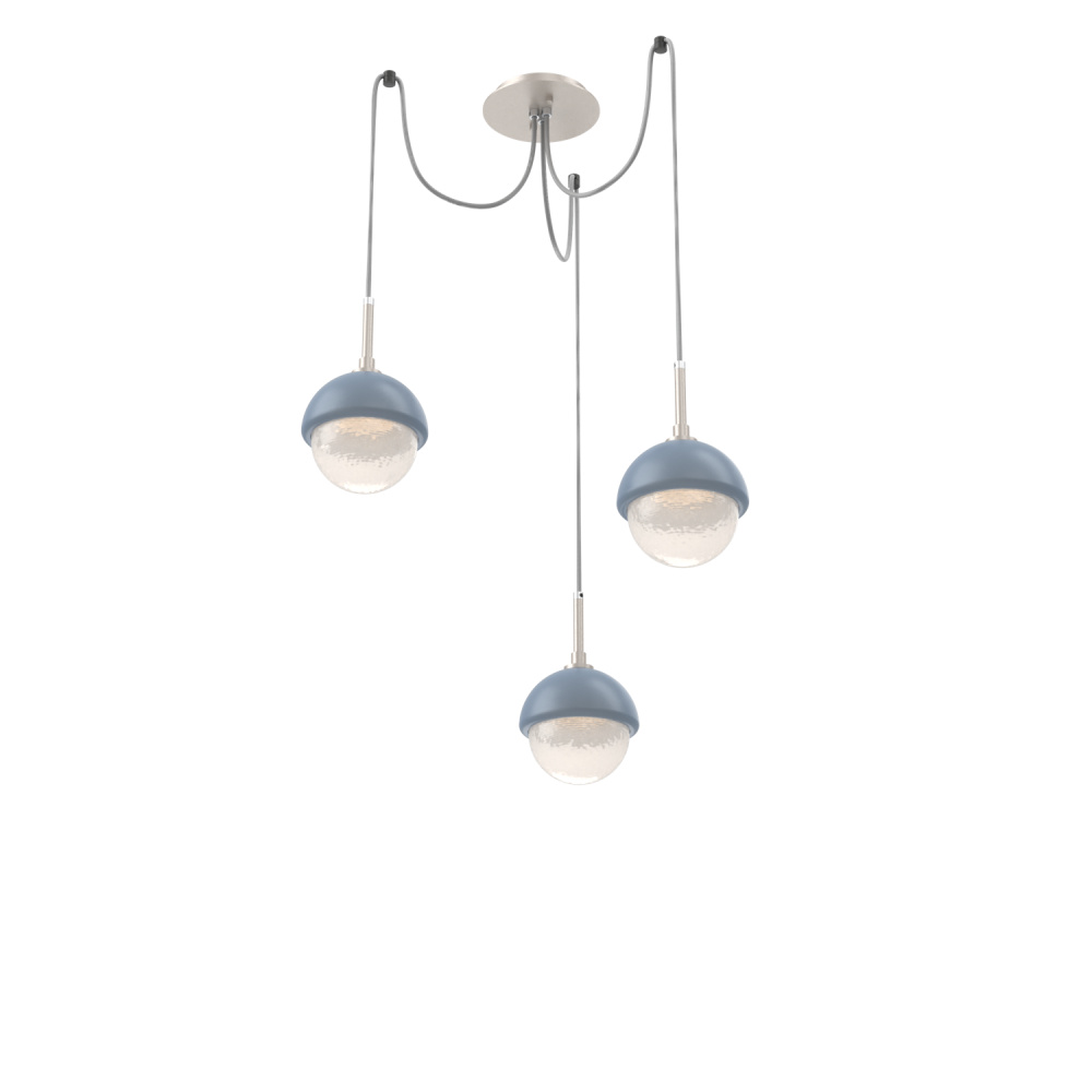 Cabochon Round 3pc Swag Multi-Pendant