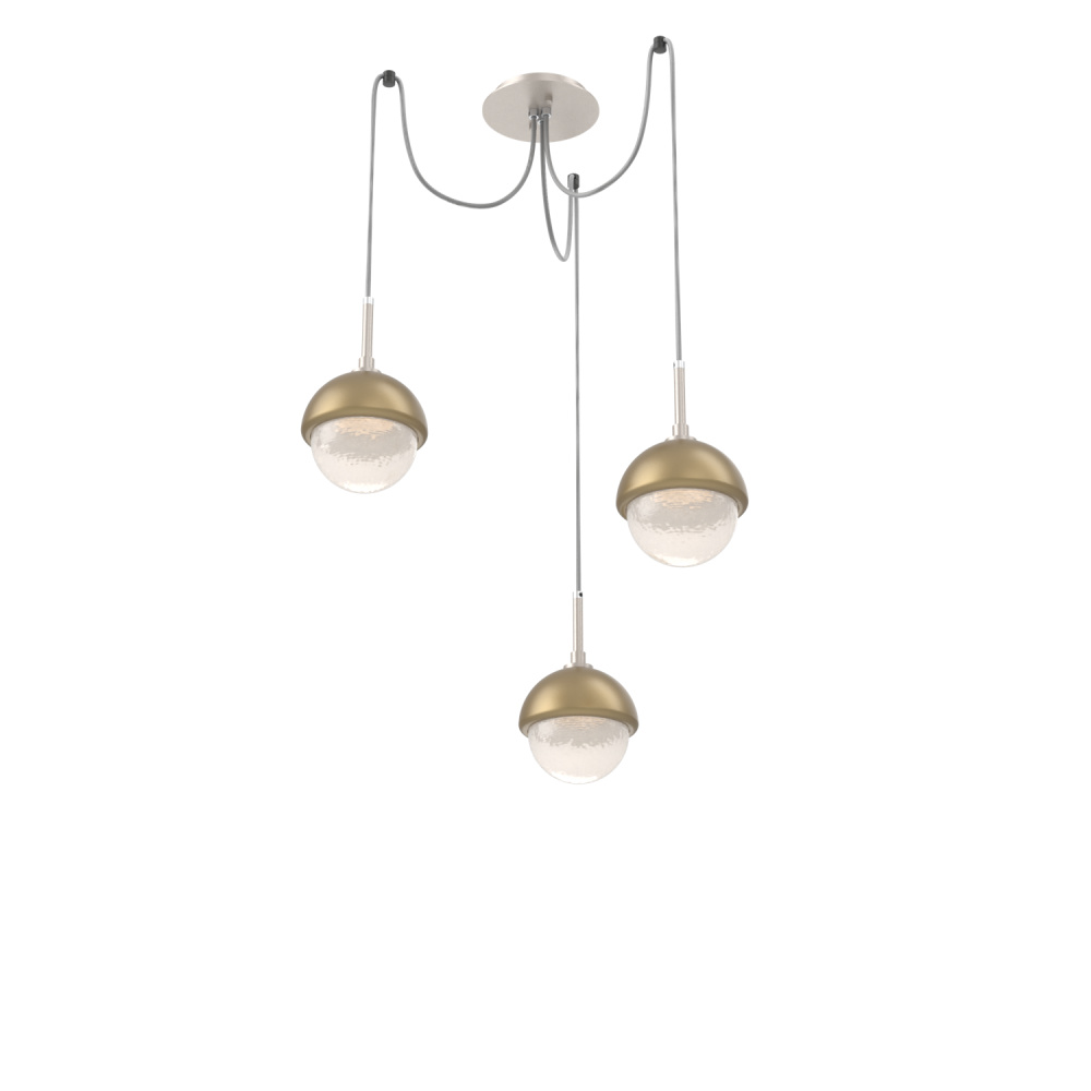 Cabochon Round 3pc Swag Multi-Pendant