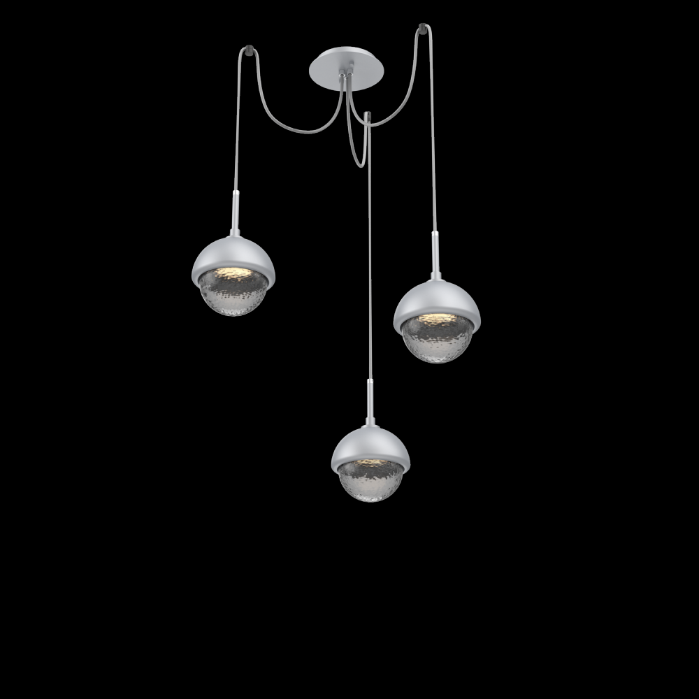 Cabochon Round 3pc Swag Multi-Pendant