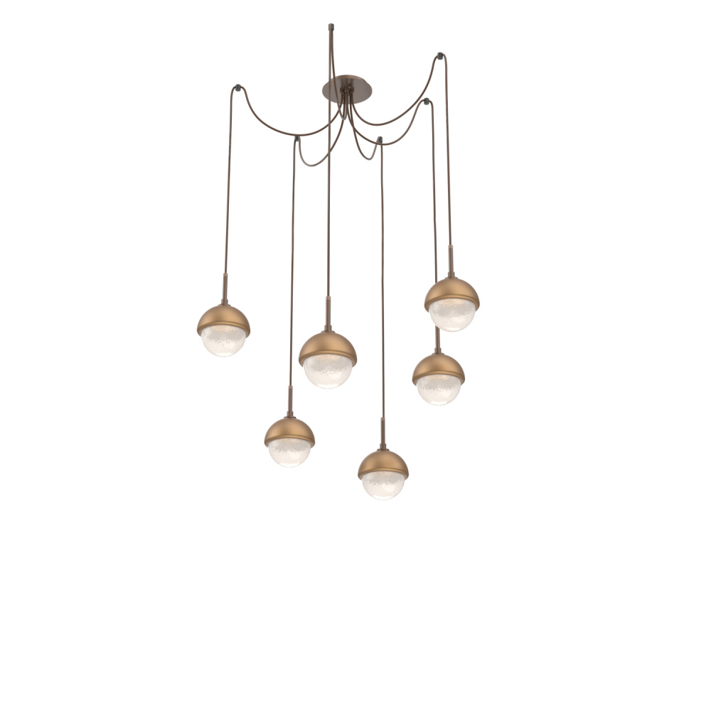 Cabochon Round 6pc Swag Multi-Pendant