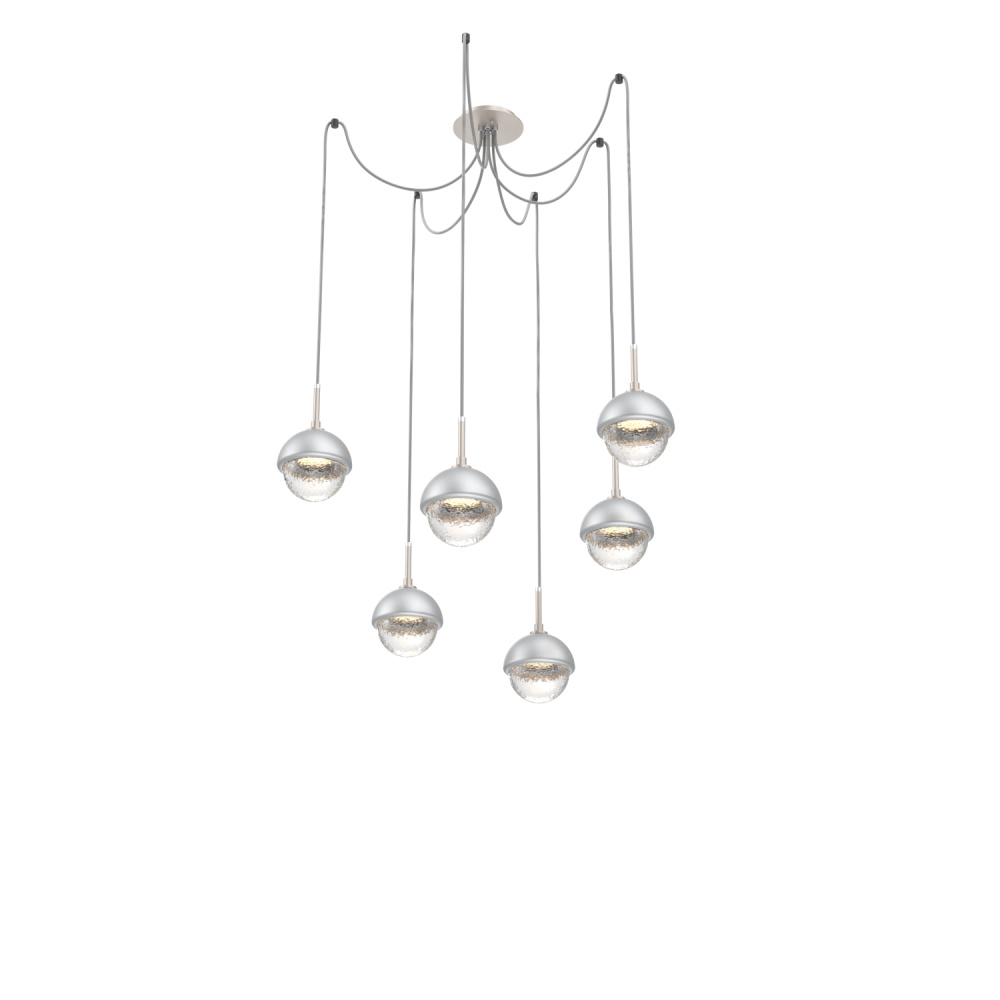 Cabochon Round 6pc Swag Multi-Pendant