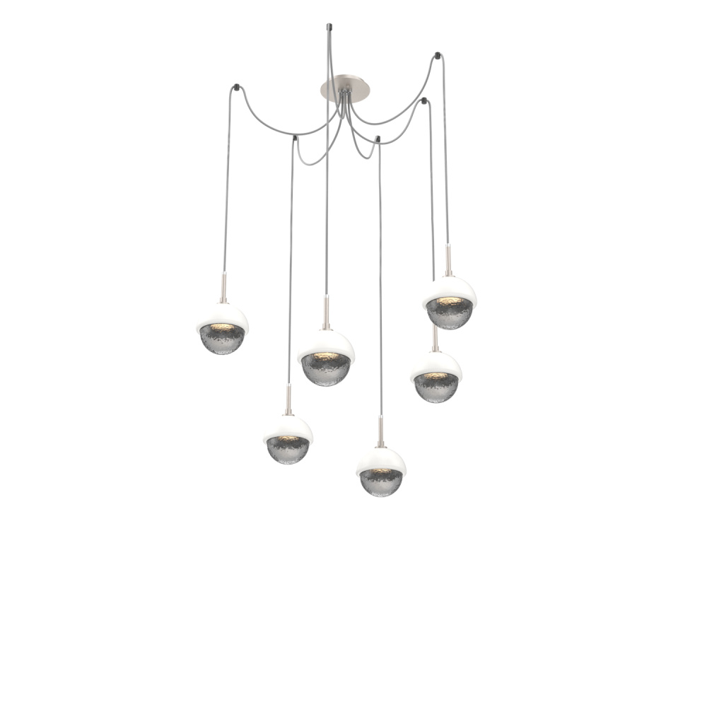 Cabochon Round 6pc Swag Multi-Pendant