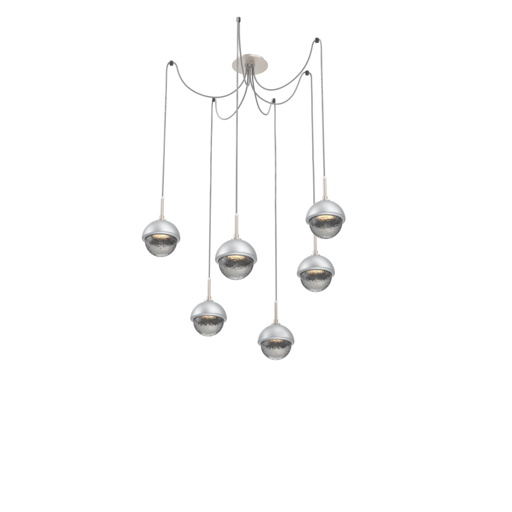 Cabochon Round 6pc Swag Multi-Pendant