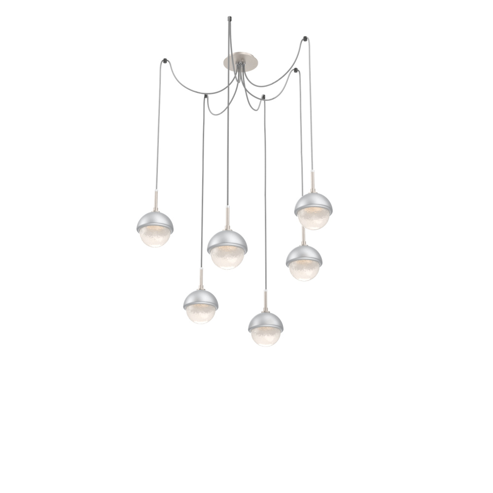 Cabochon Round 6pc Swag Multi-Pendant