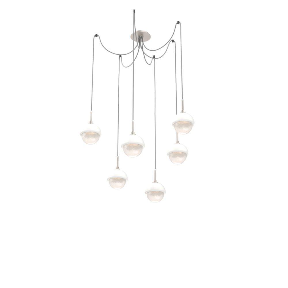 Cabochon Round 6pc Swag Multi-Pendant