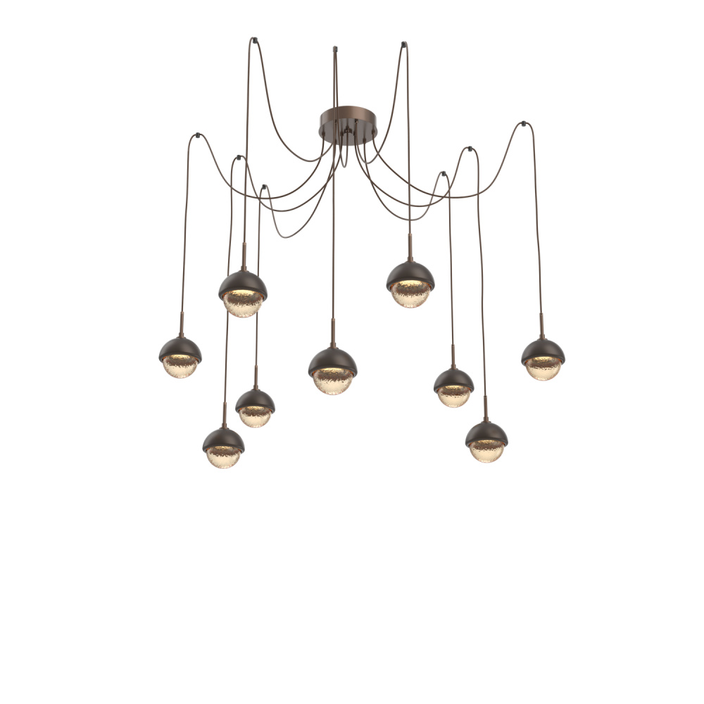 Cabochon Round 9pc Swag Multi-Pendant