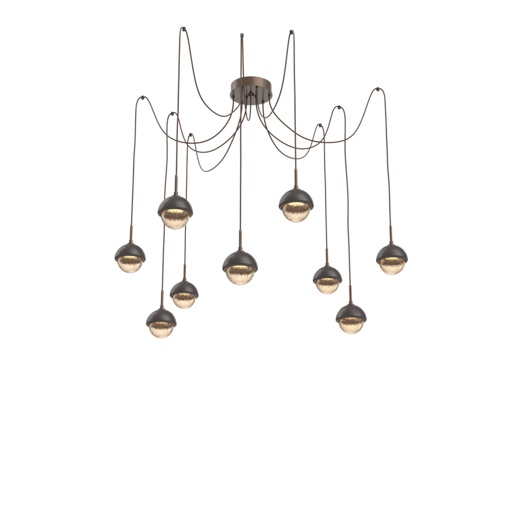 Cabochon Round 9pc Swag Multi-Pendant