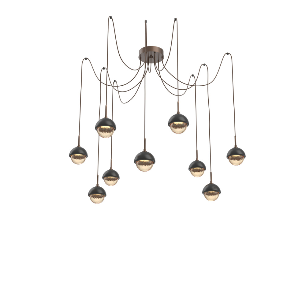 Cabochon Round 9pc Swag Multi-Pendant