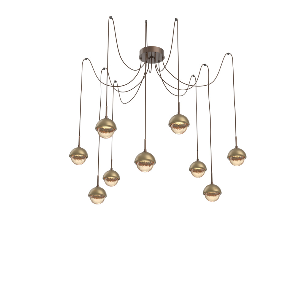 Cabochon Round 9pc Swag Multi-Pendant